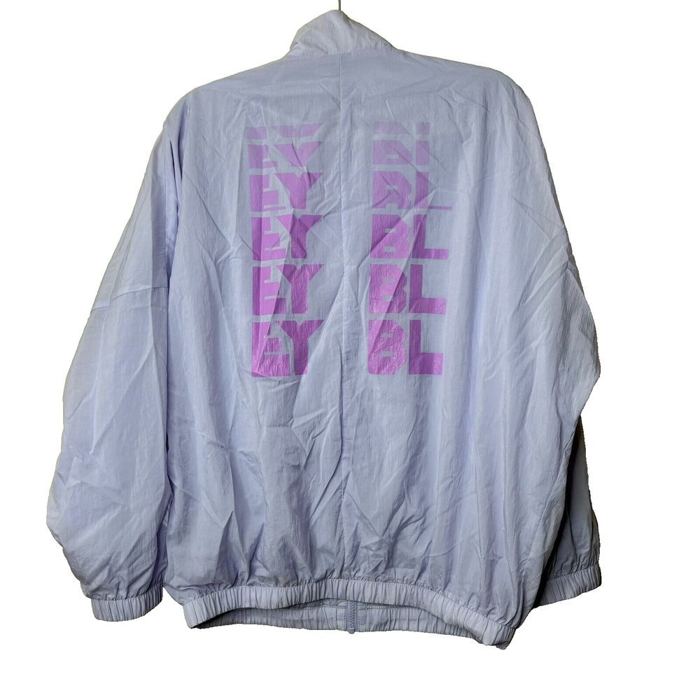 Nike EYBL 2023 Sportswear Essential‎ Women's S Purple Woven Jacket Oversized NWT